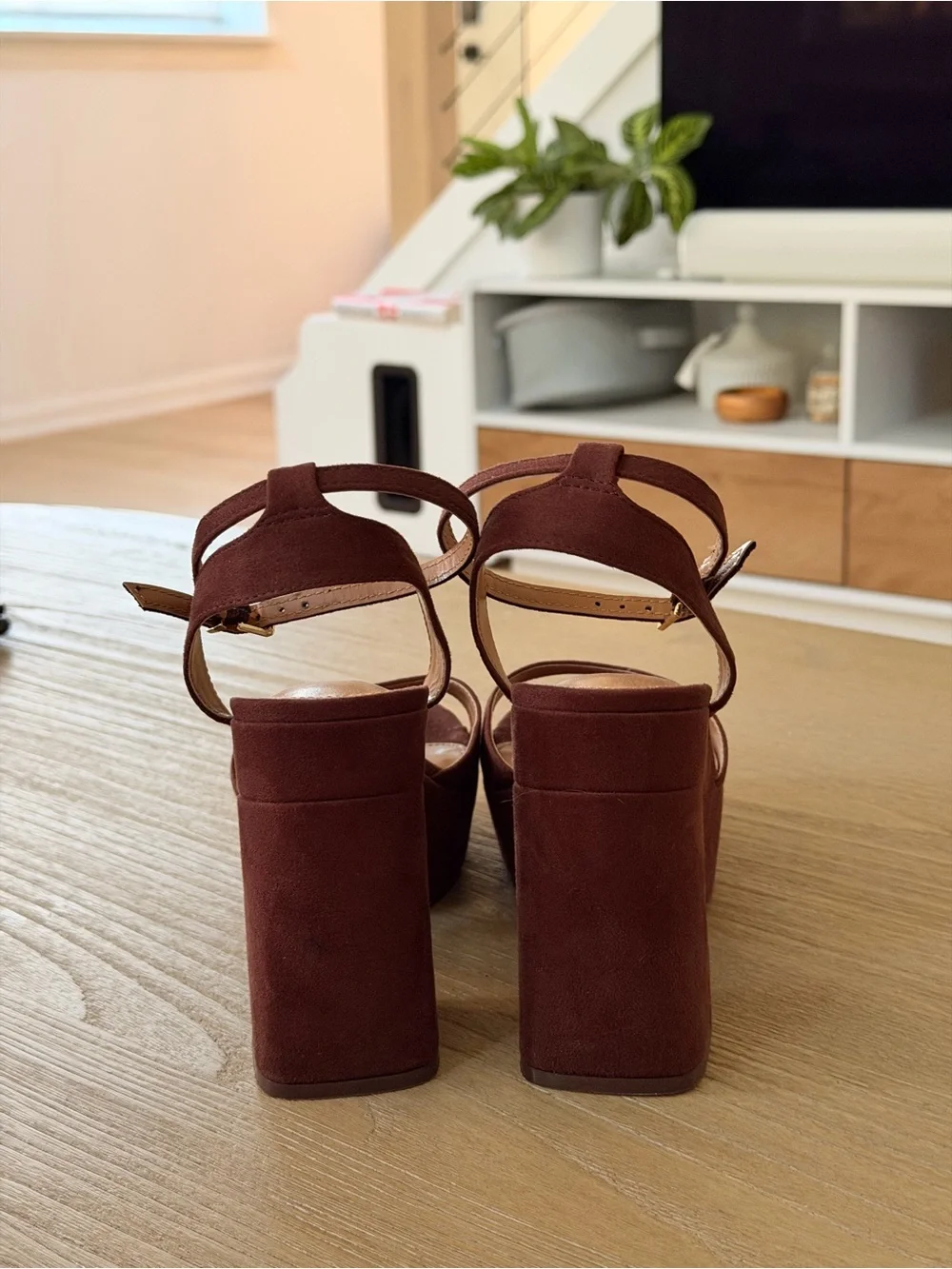 Dolce Vita Brown Platform Block Heels NEW never worn